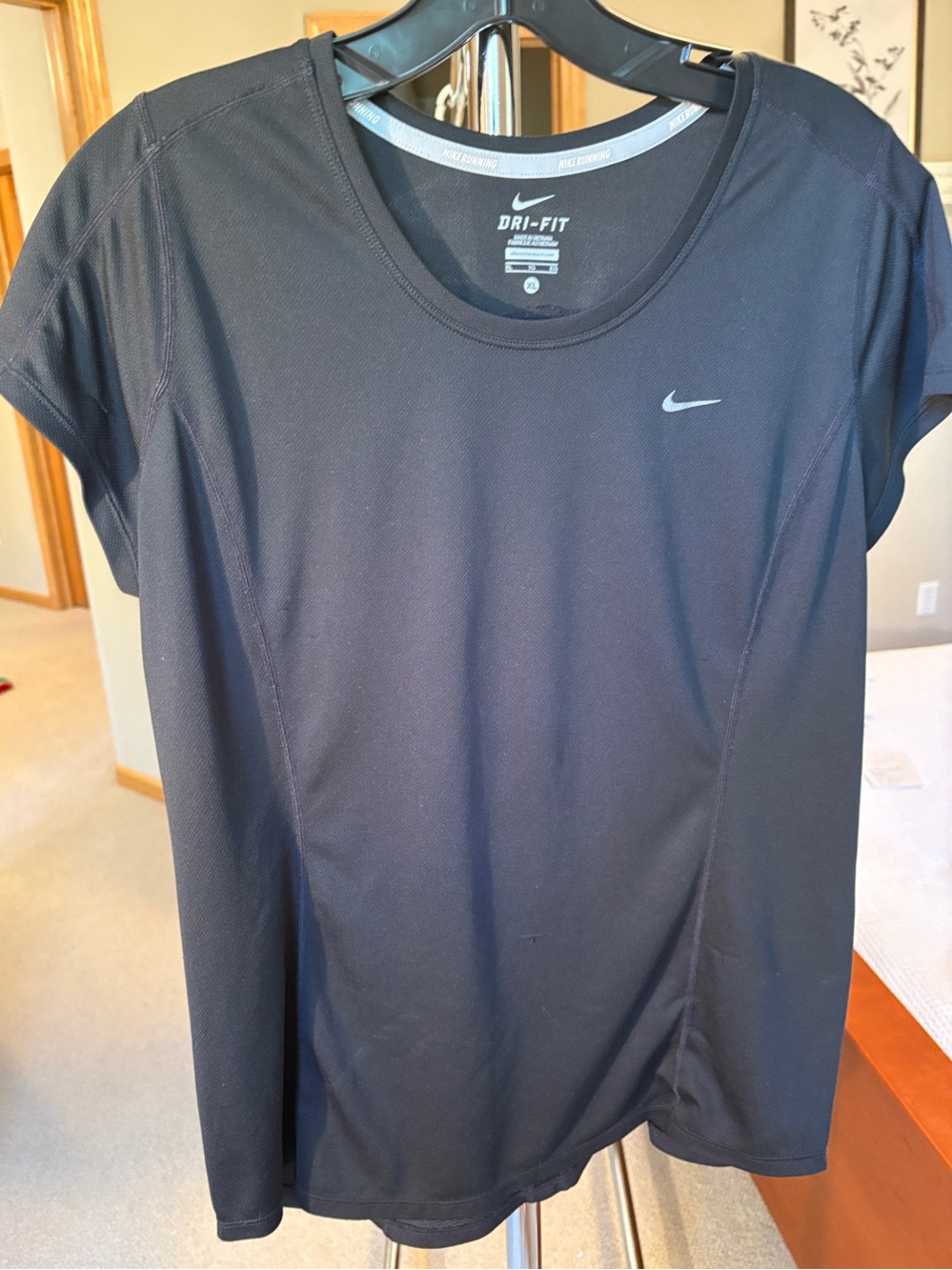 Nike Black Dri-FIT Short Sleeve Athletic Tee